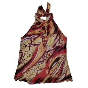 Elegant Abstract Halter Blouse